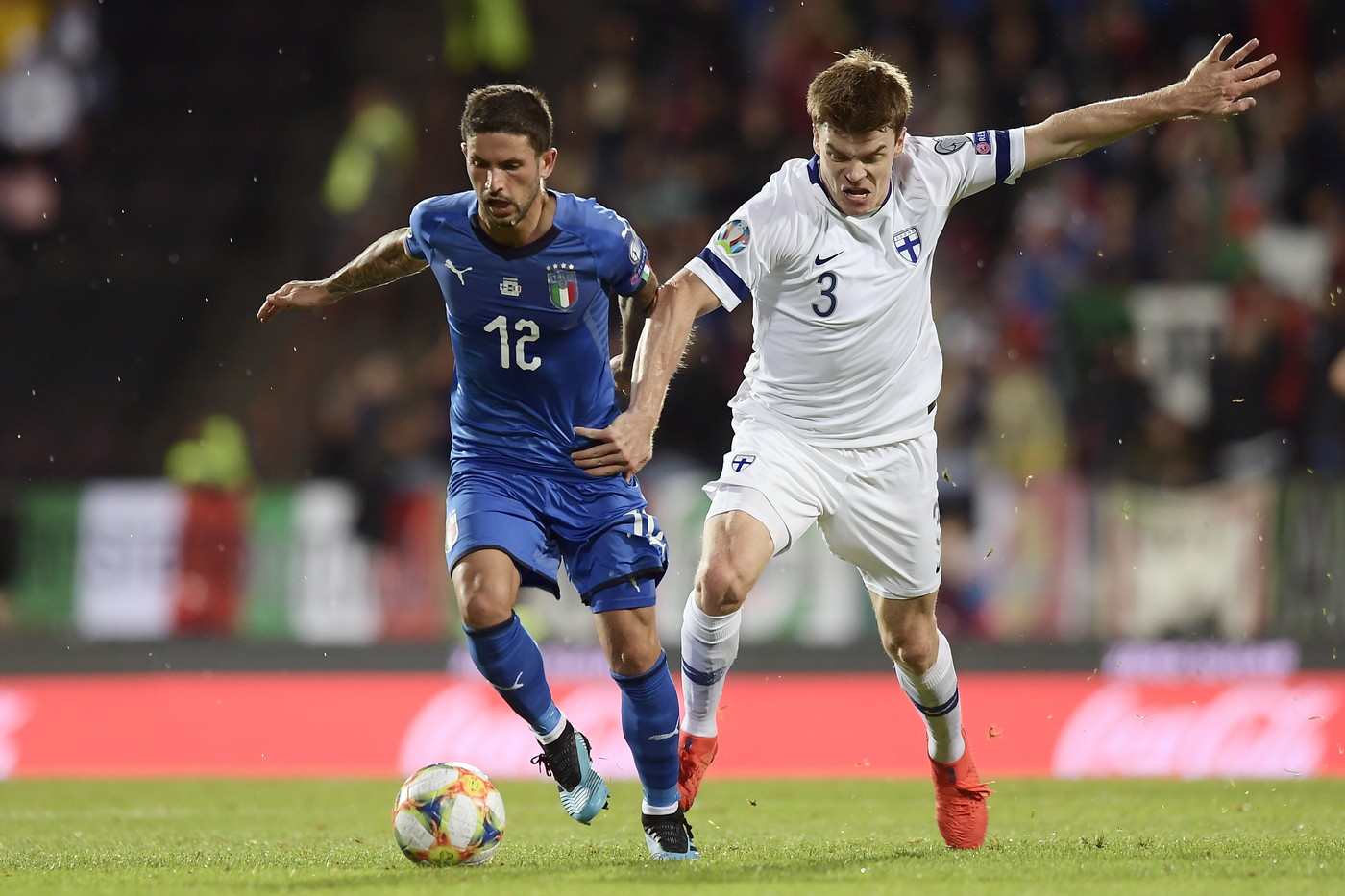 国米后场倒脚进攻,国米两连击