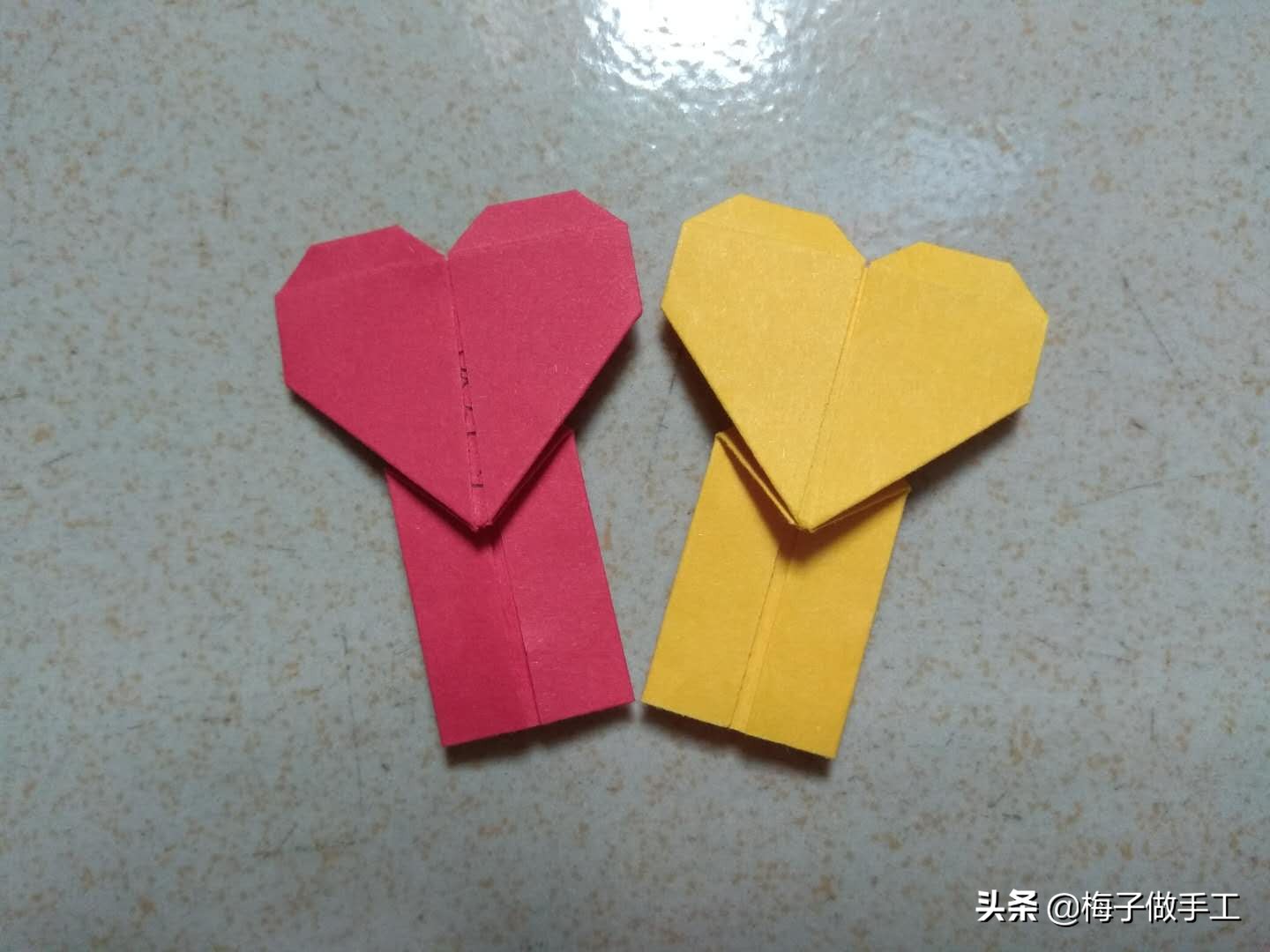 520表白折纸爱心,520表白折纸信封简单