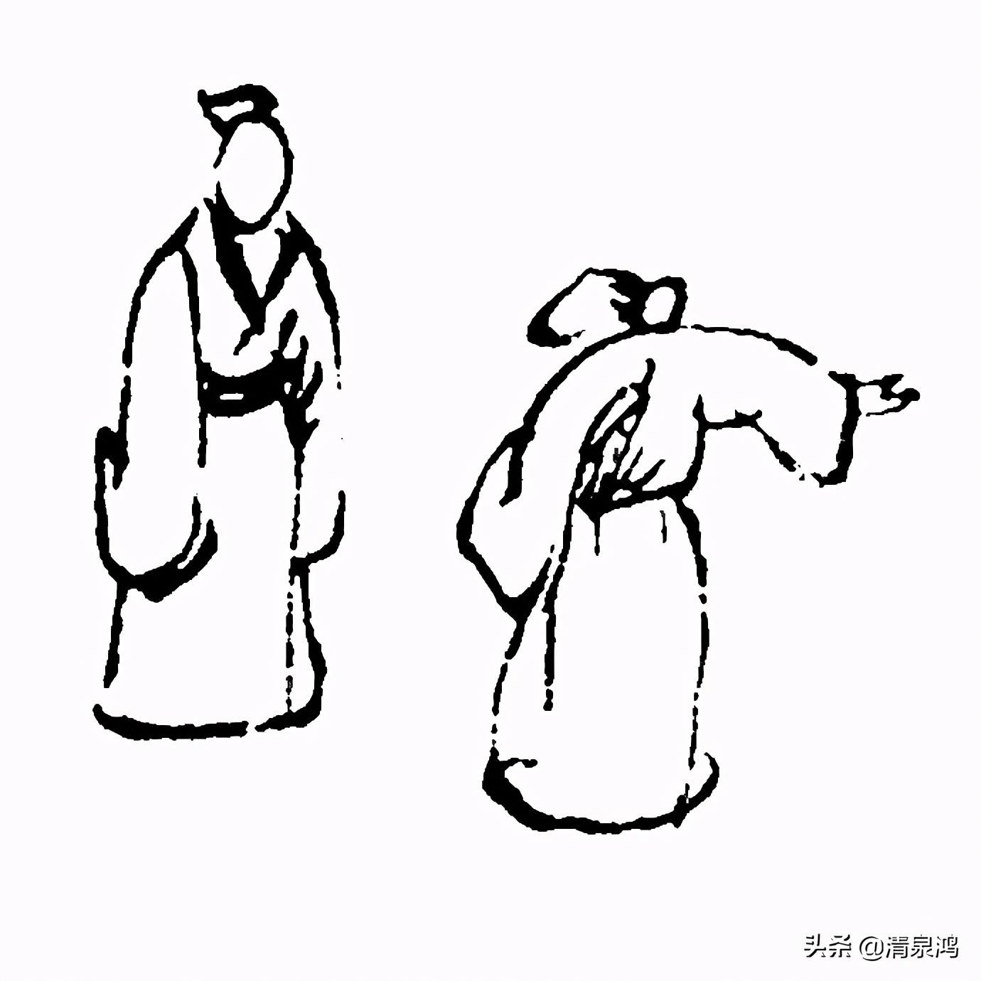 山水画人物点景画法技巧,点景人物作为山水画的关键构成