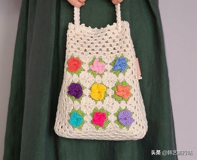 韩国钩针包包图解,韩国钩针教程