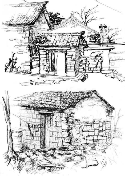 速写风景初学者入门教程,人物速写和风景速写哪个简单