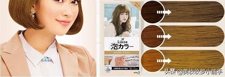 花王liese泡沫染,自己在家花王泡沫染发教程全过程