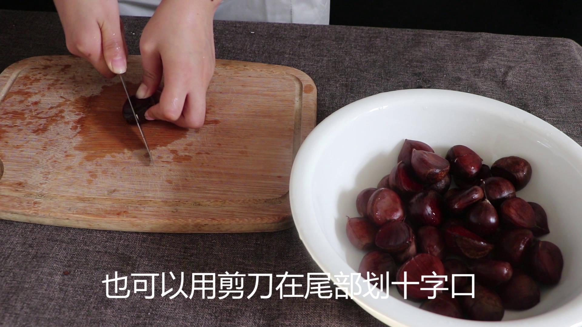 炒板栗不煮家常做法,炒板栗不炸锅