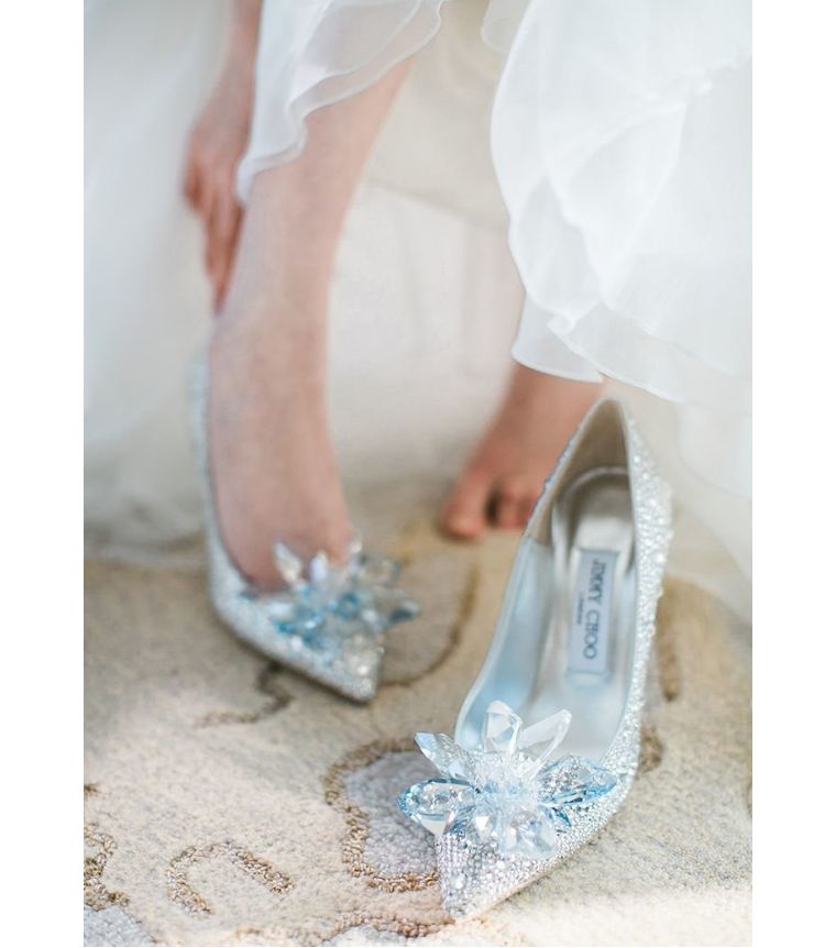 婚鞋bling,水晶鞋婚鞋明星同款