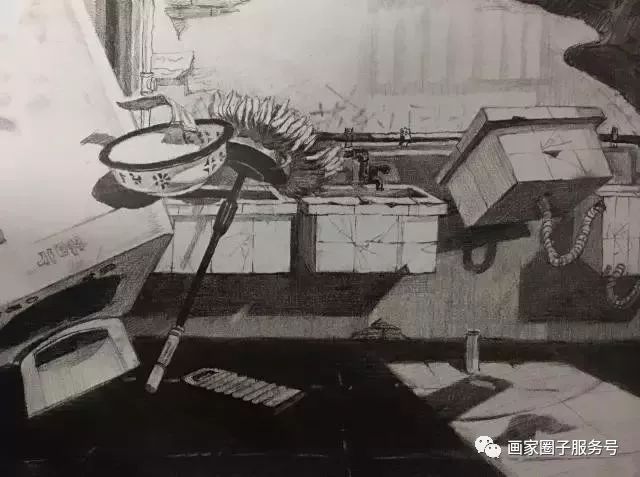 清华大学美术学院设计素描高分卷,清华学生校考素描作品