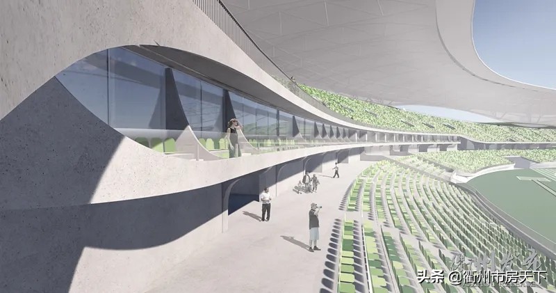 衢州体育中心体育场多大,衢州体育中心主体结构