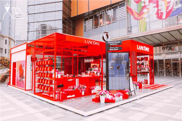 兰蔻情人节礼物口红开箱,兰蔻七夕节限定口红单支装