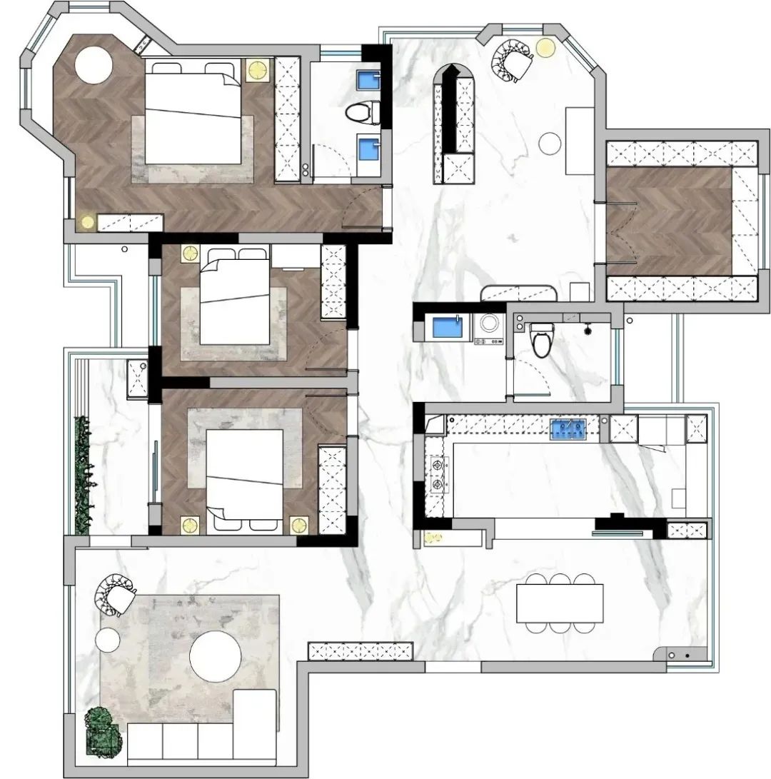 家装法式风格效果图,家装简约风格经典案例
