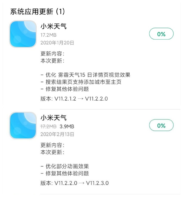 所有miui版本更新最频繁,miui更新最新版