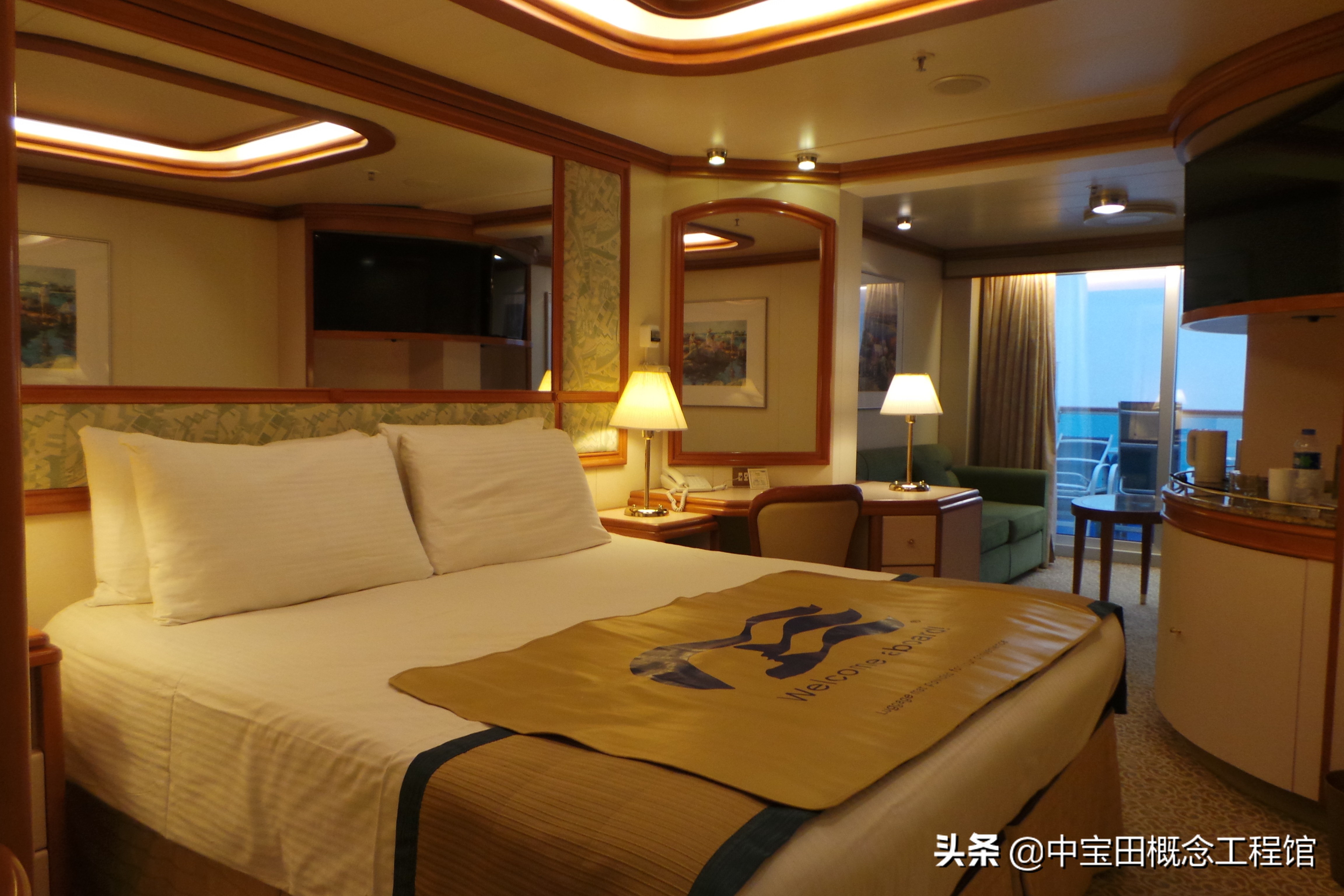 蓝宝石公主号邮轮上的生活,公海游轮图片