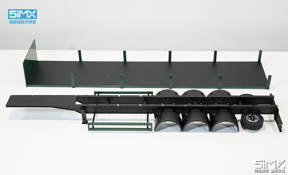 自制半挂拖车,组装一台平板车