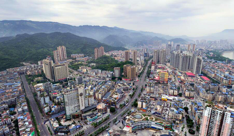 开州县城有多长多宽,开州距离重庆主城区多少公里