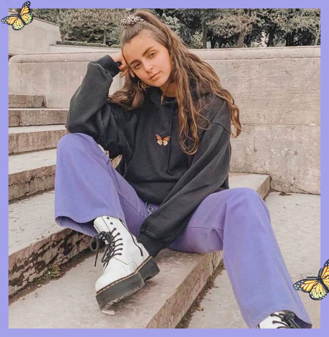 童年饰品金蝴蝶,童年土味发饰效果图