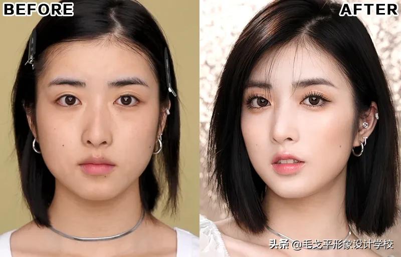 3步缩中庭摆脱老气变年轻,中庭过长的四个变美思路