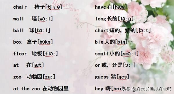 小学英语“单词表+音标”！给孩子贴墙上背熟，初中都领先一大截