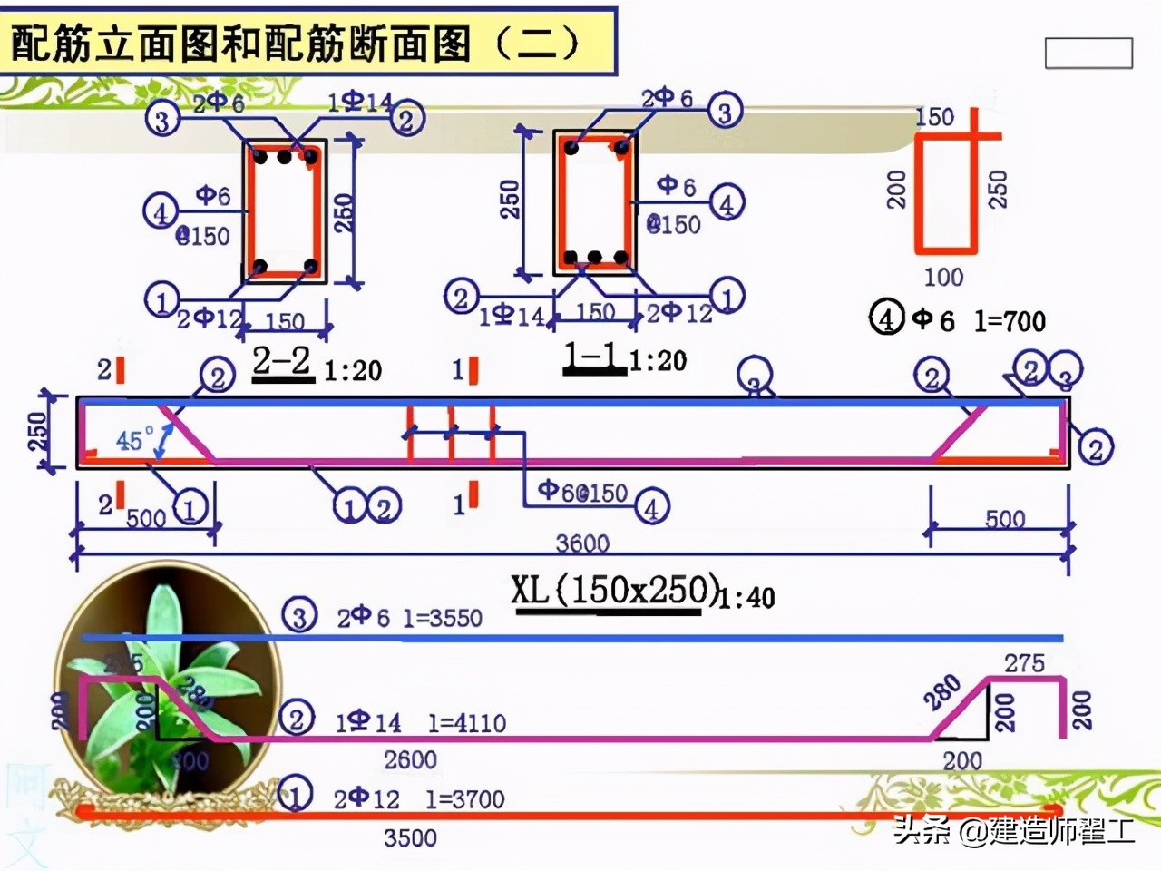 cad钢筋图纸看图教学,钢筋图好复杂怎么看