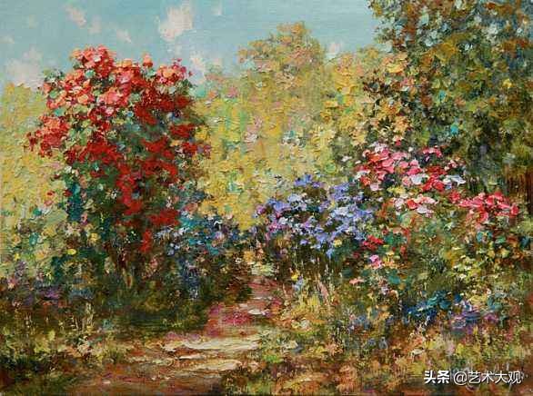 俄罗斯画家风景油画作品选集,尤里奥布霍夫人物画