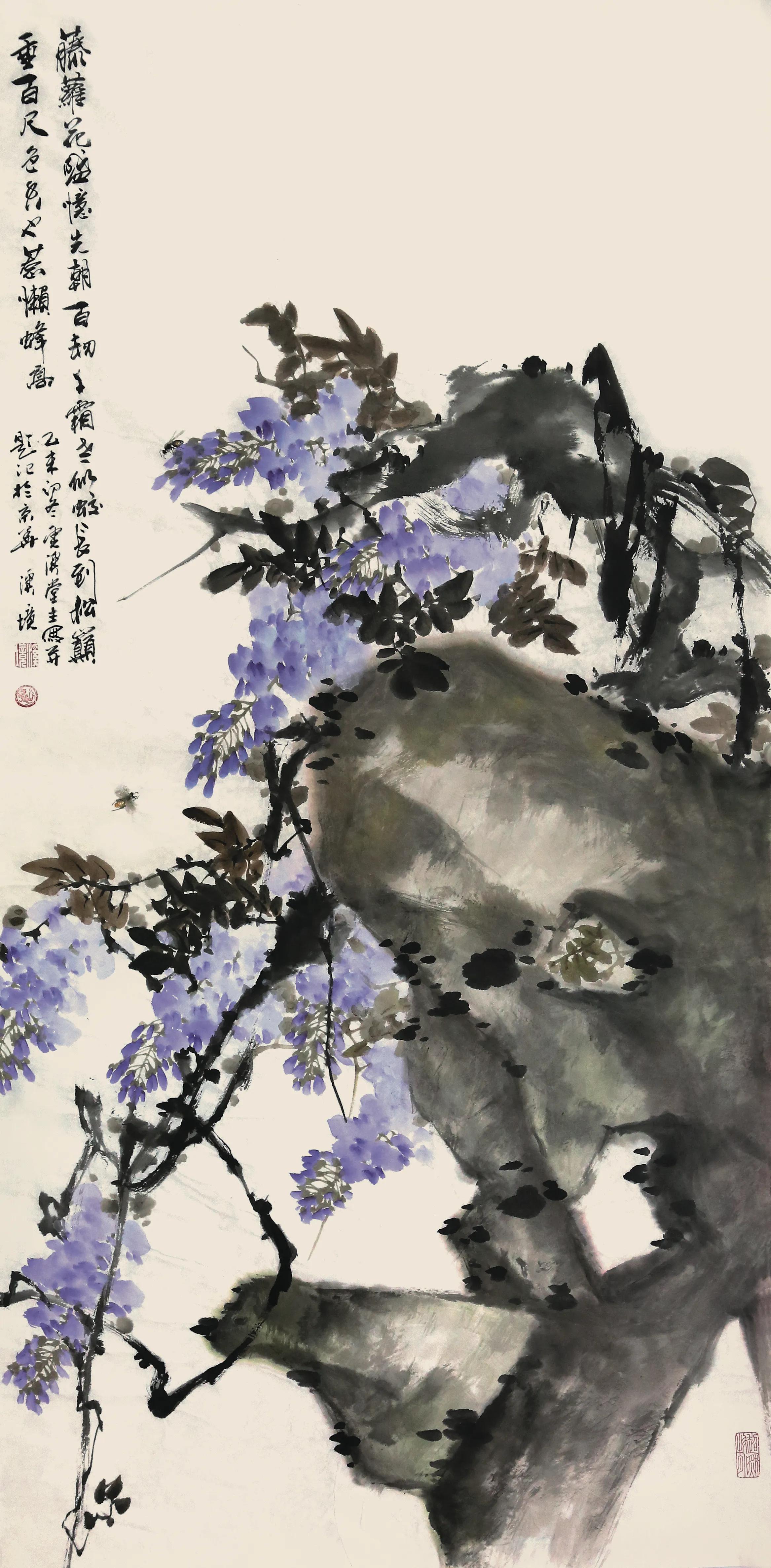 李溪境画作价格,李溪镜花鸟作品