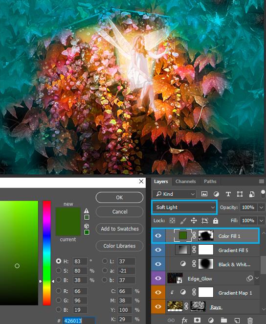 ps梦幻效果教程,ps合成童话主题及过程图