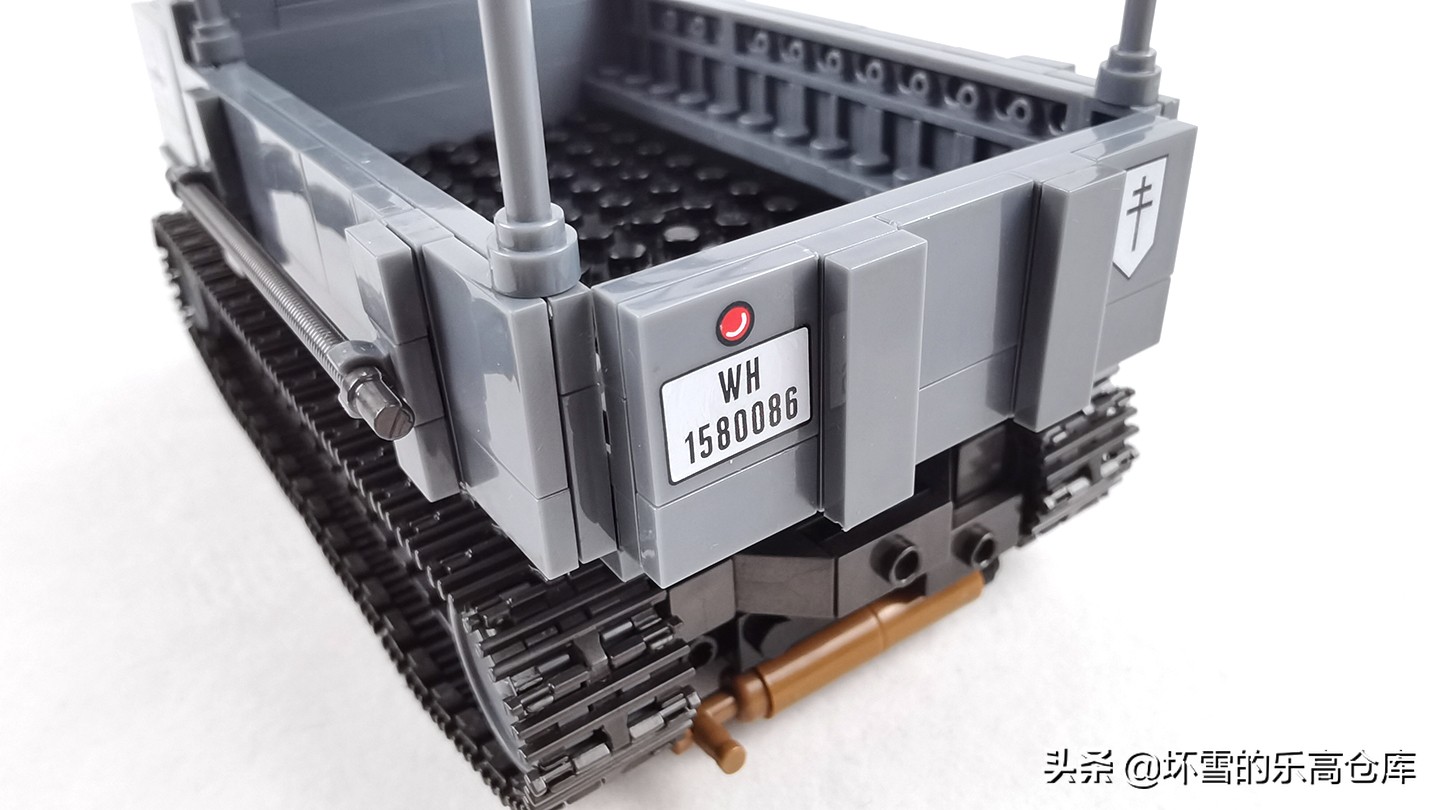 用积木还原二战,二战德军运输车积木