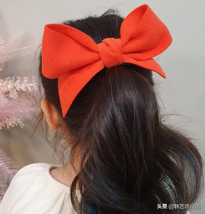 韩国蝴蝶发饰最流行款,韩系时尚潮流发饰
