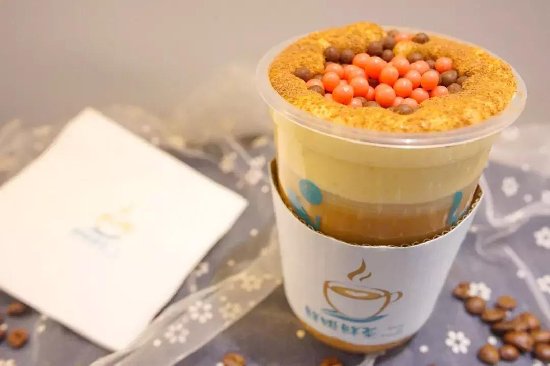 拥有台式小清新的茶饮咖啡结合所,很多人都点这杯……