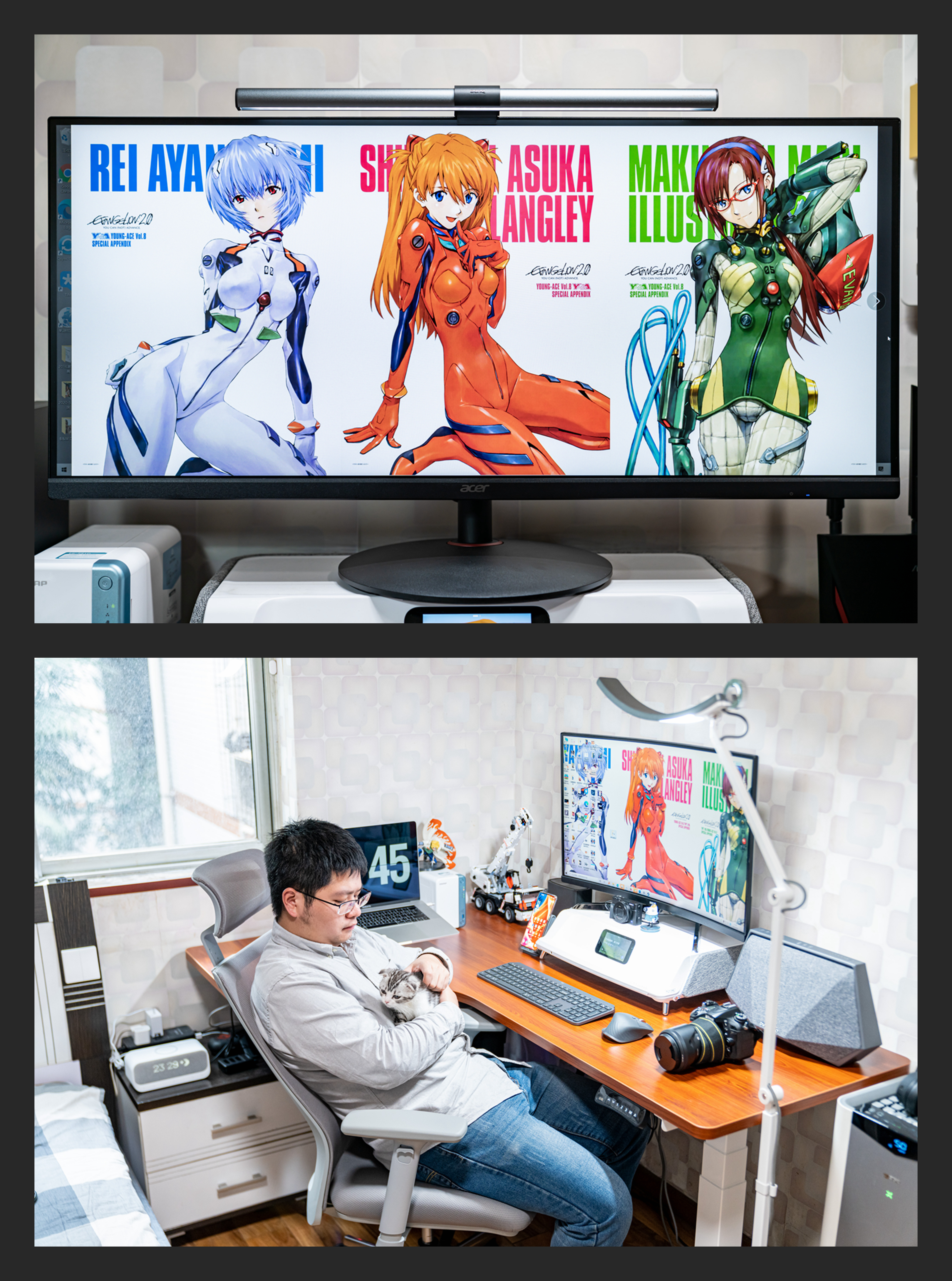 打造理想的居家办公环境：乐歌升降桌/台+明基灯具晒单