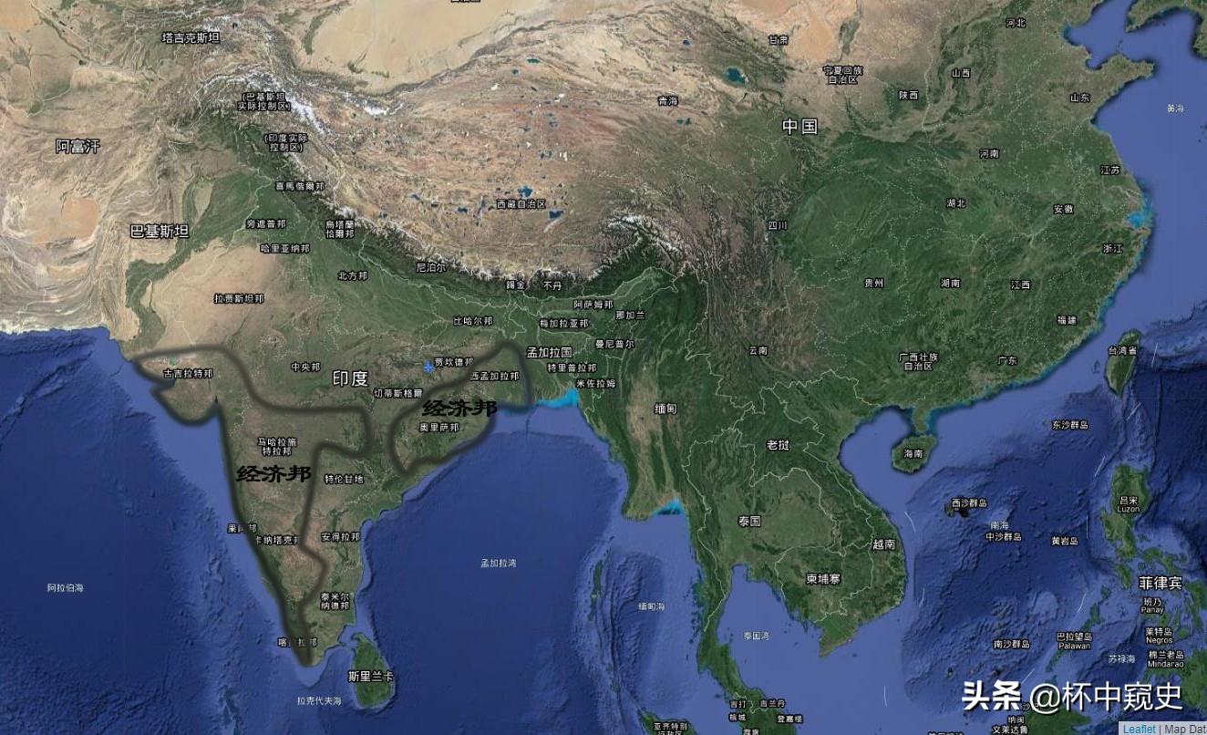 印度最发达的五个邦,印度各个邦经济