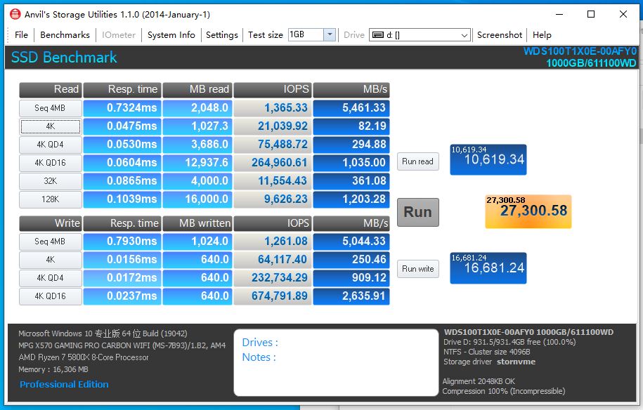 西部数据WD_BLACKSN8501TB固态硬盘开箱试玩