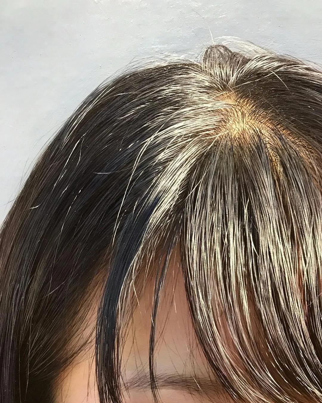 日本90后画家超写实绘画作品欣赏,日本画家画小清新少女