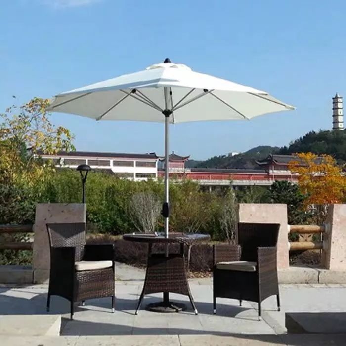 户外遮阳伞使用技巧图片,户外遮阳伞选择方式