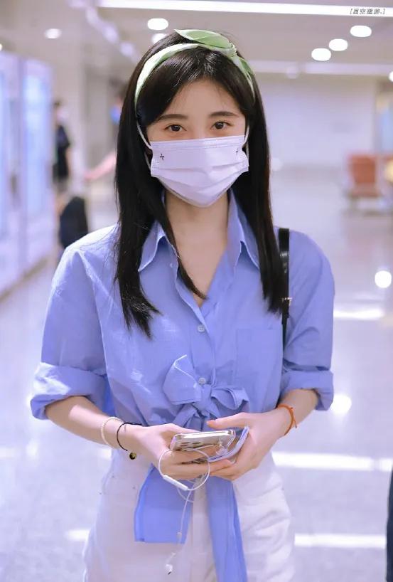 鞠婧祎长发高冷造型,长发女生鞠婧祎