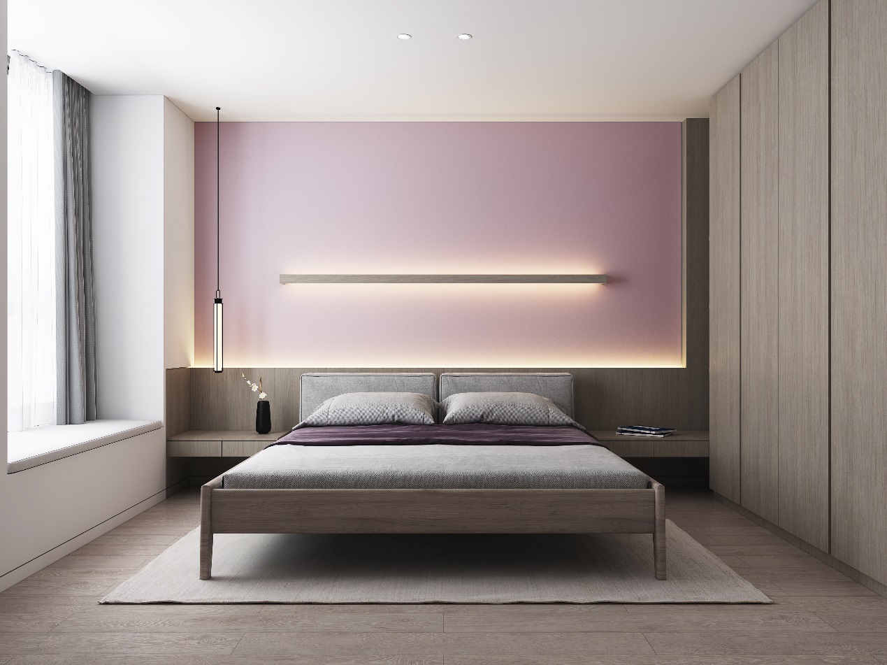 简欧风格刷什么颜色乳胶漆好看,卧室刷天鹅绒艺术漆