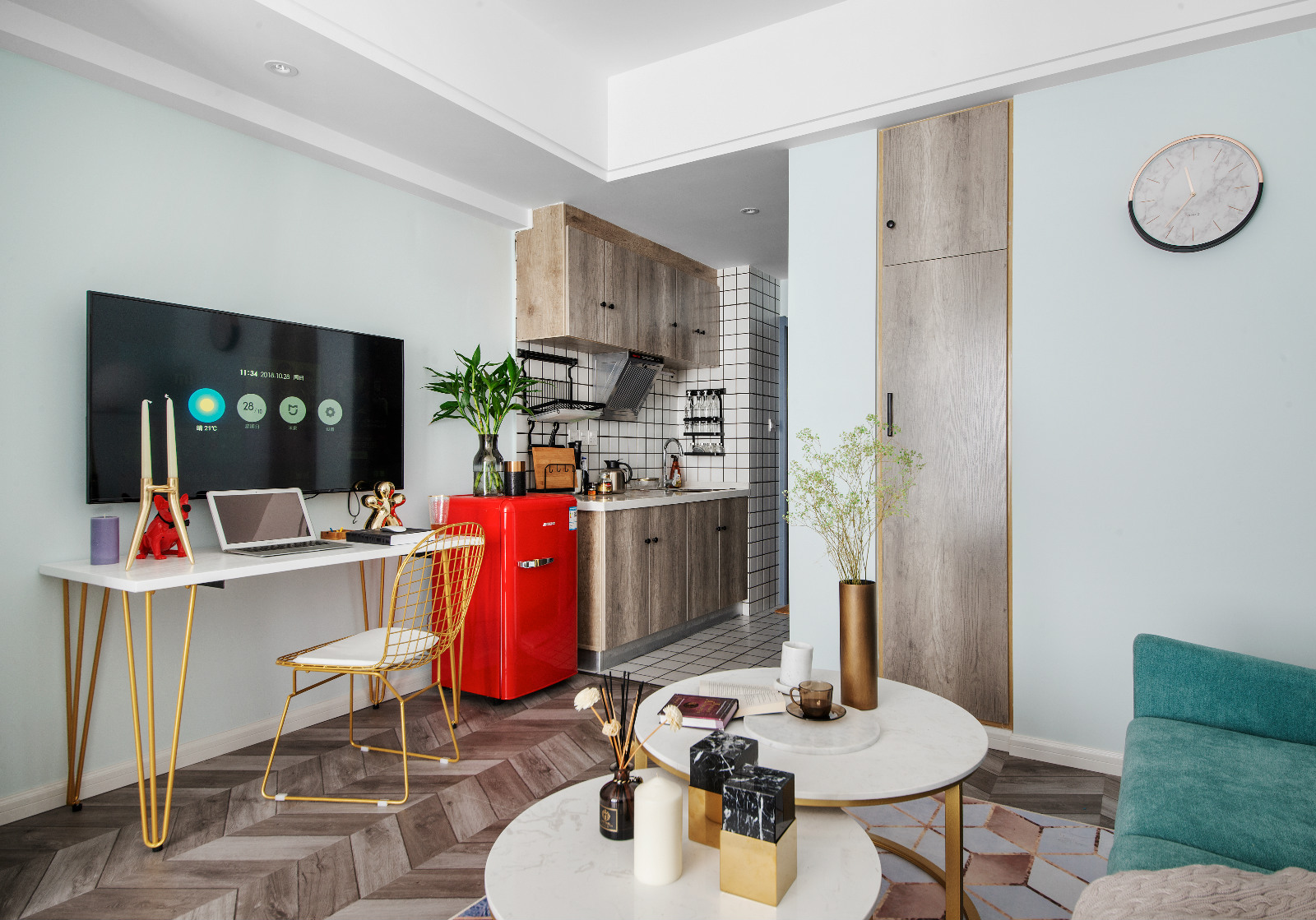 现代简约风公寓设计,大连左岸空间设计