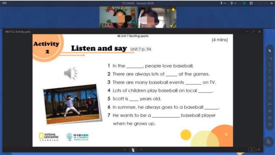 我和小孩在学校成长,阿卡索学习一年