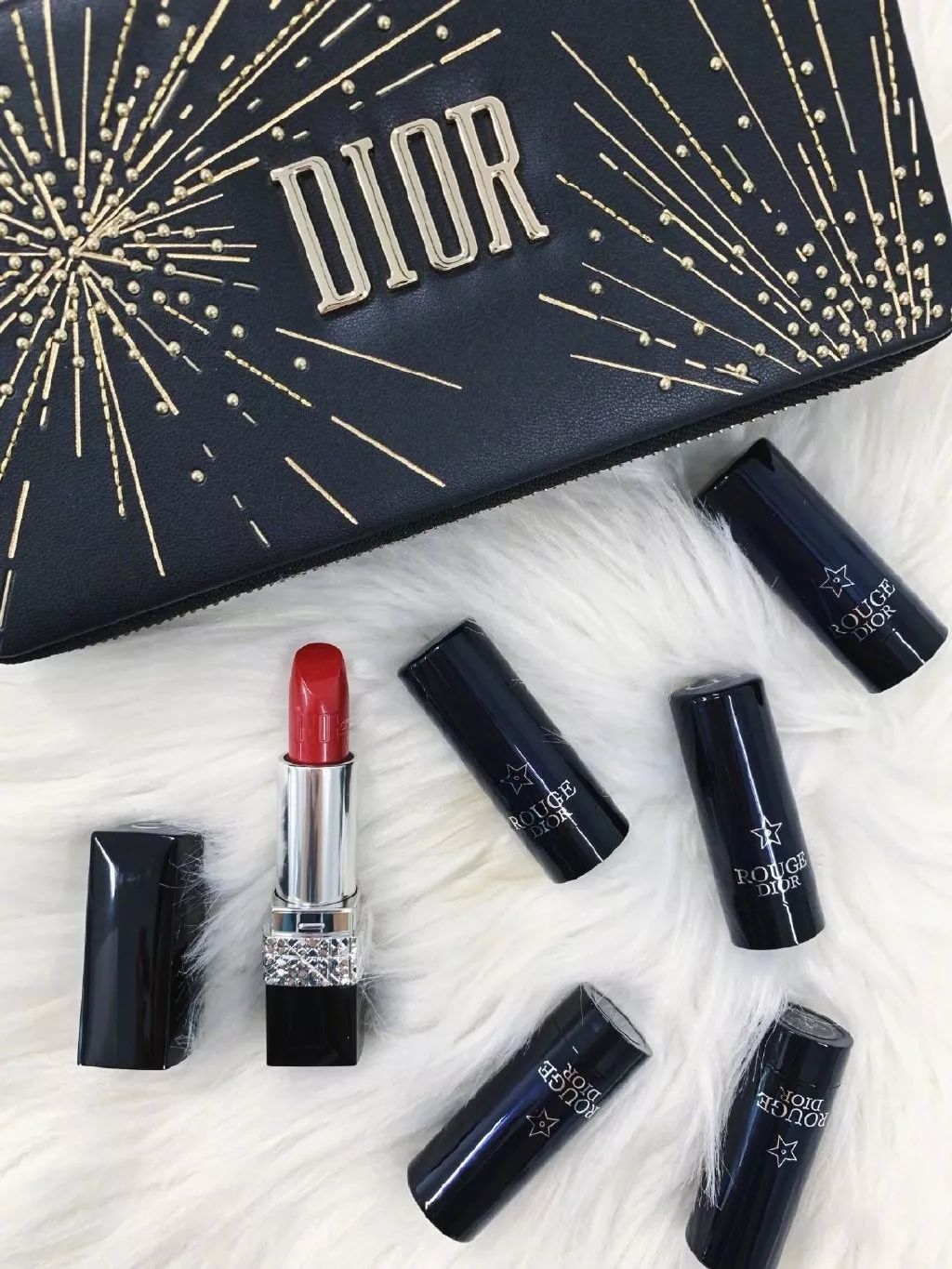 dior圣诞节限量口红套装2020,dior圣诞限定礼盒2019