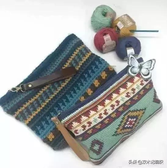 这些毛线针织零钱包，笔袋，手机袋，挎包美炸了
