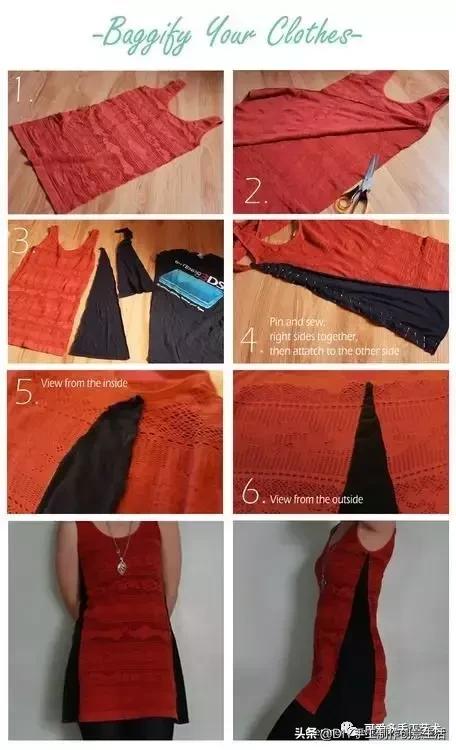 闲置的旧衣服,夏天旧衣服改造露肩衣