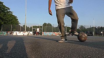 地面花式足球,花式足球技巧之地面舞蹈