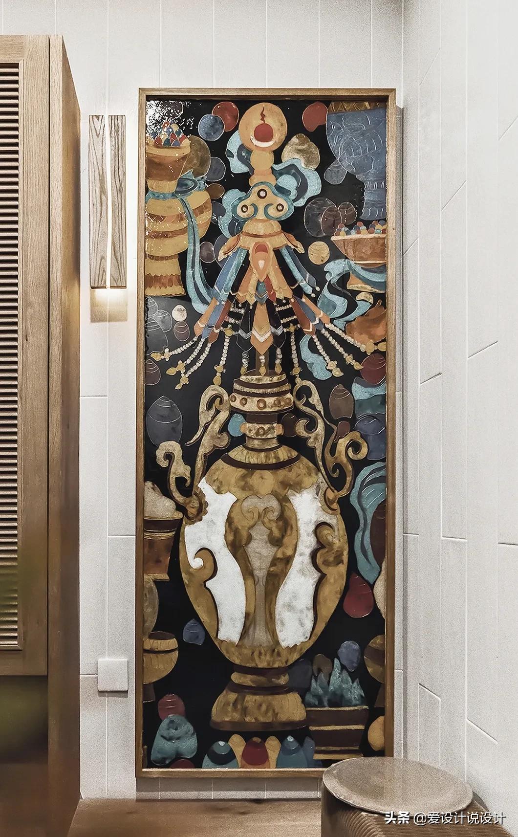 原木是让人清新脱俗的风格,现代简约和原木风混搭