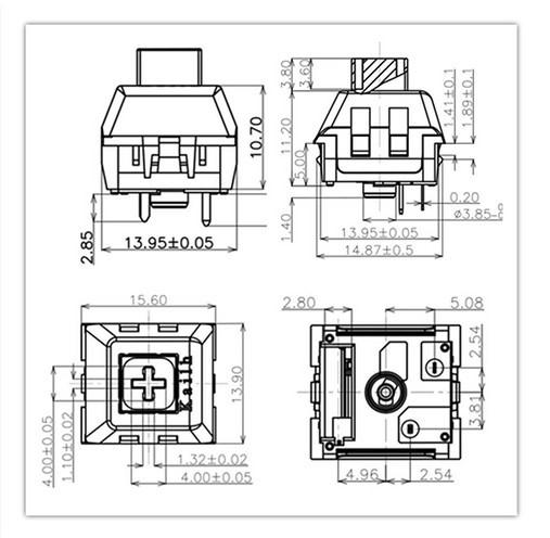 机械键盘凯华box白轴,凯华box白轴拆解