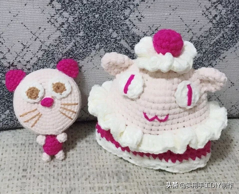 小魔怪的钩编教程,钩针收纳小怪兽