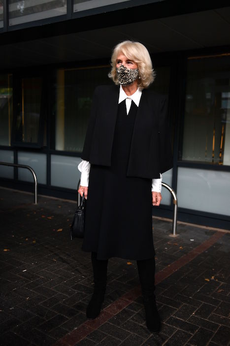 75岁卡米拉现身笑得甜,卡米拉年轻时候穿吊带裙