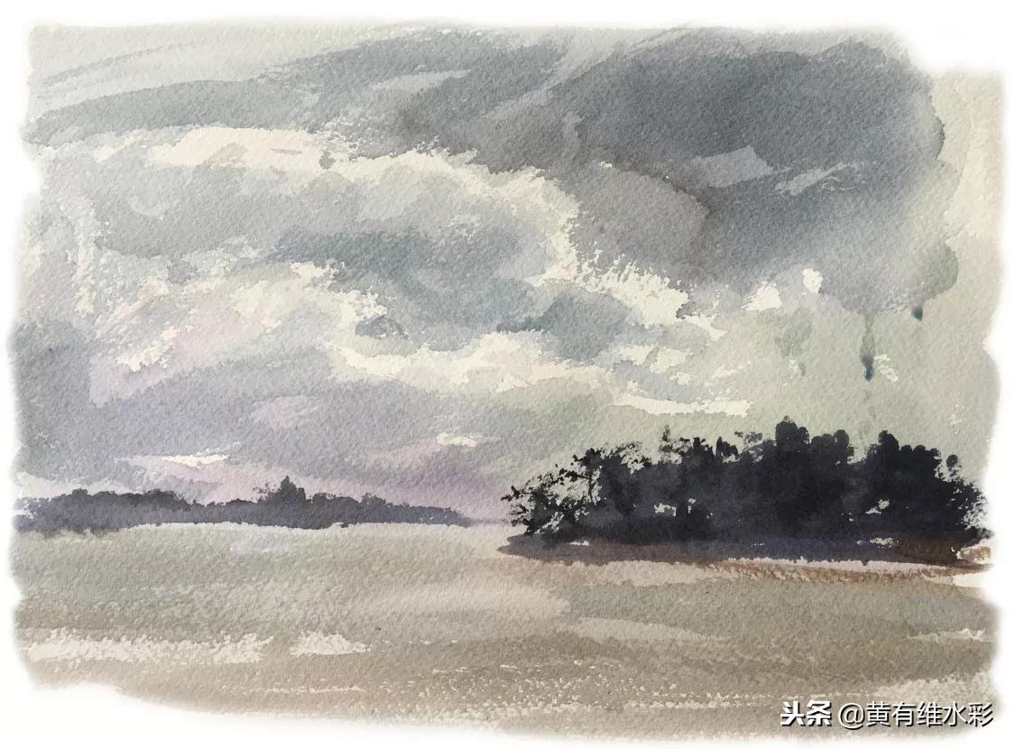 零基础学油画怎么画云,画云100种画法