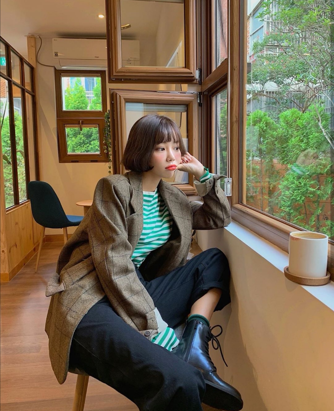 跟博主学穿搭女,跟韩国博主学穿搭