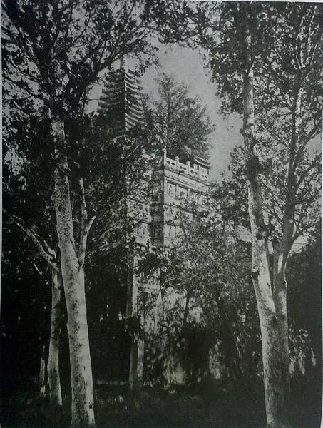 100年前中国风景建筑老照片,两亿多年前的景观