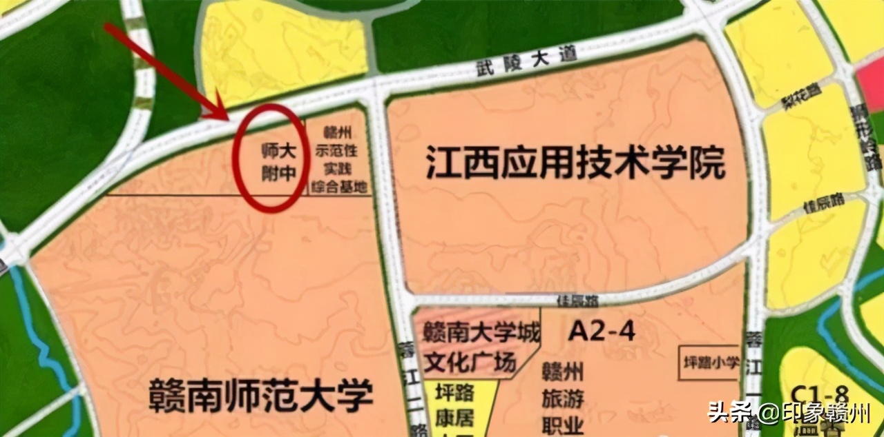 赣州市老城区有哪些中学,赣州中学属于哪个区