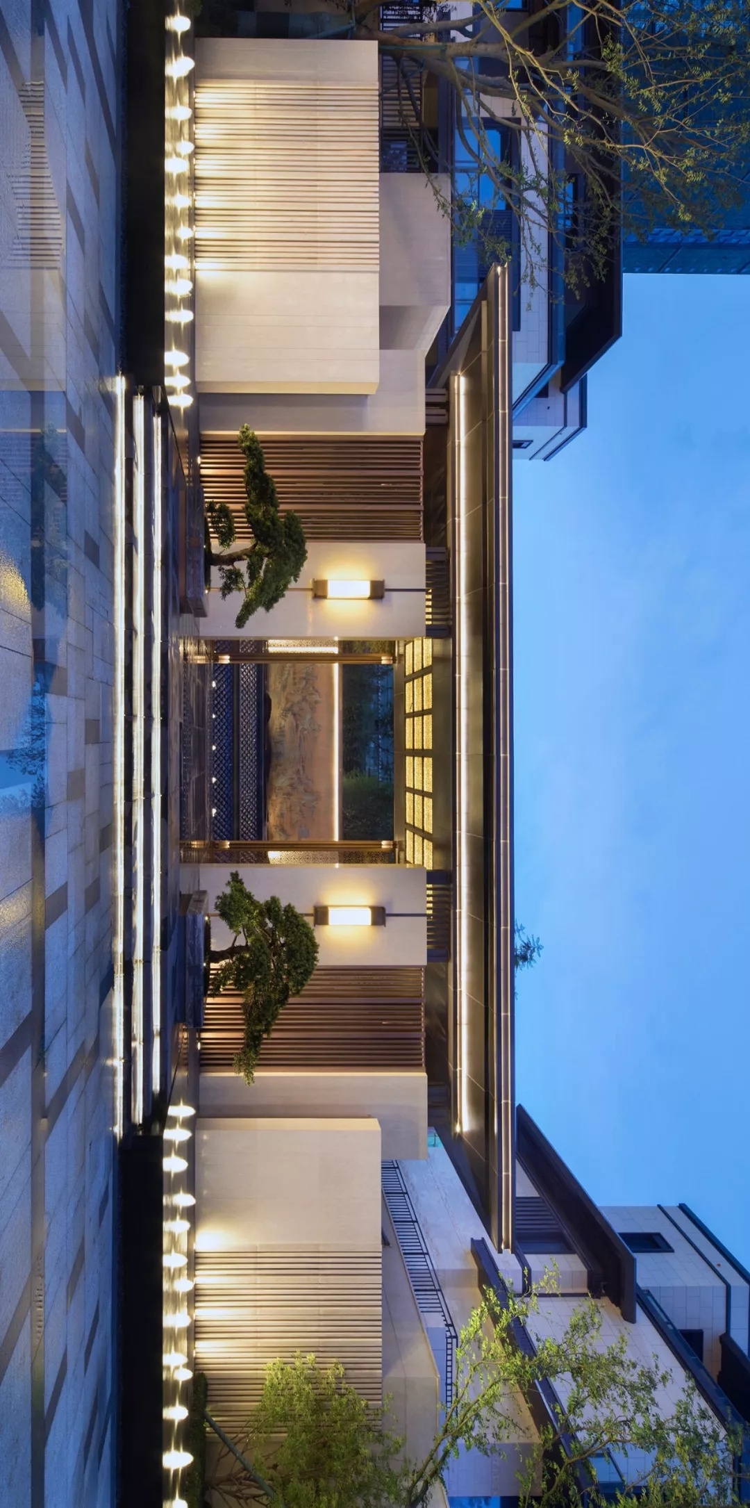 小区大门入口设计二（现代大气简约·新亚洲风格）