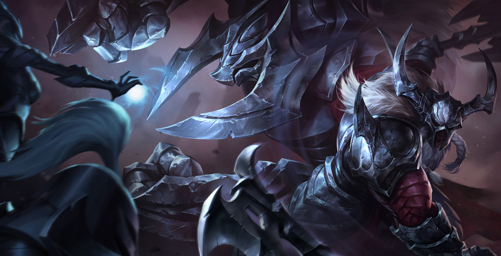 英雄联盟手游牛头酋长阿利斯塔,英雄联盟三狼英雄