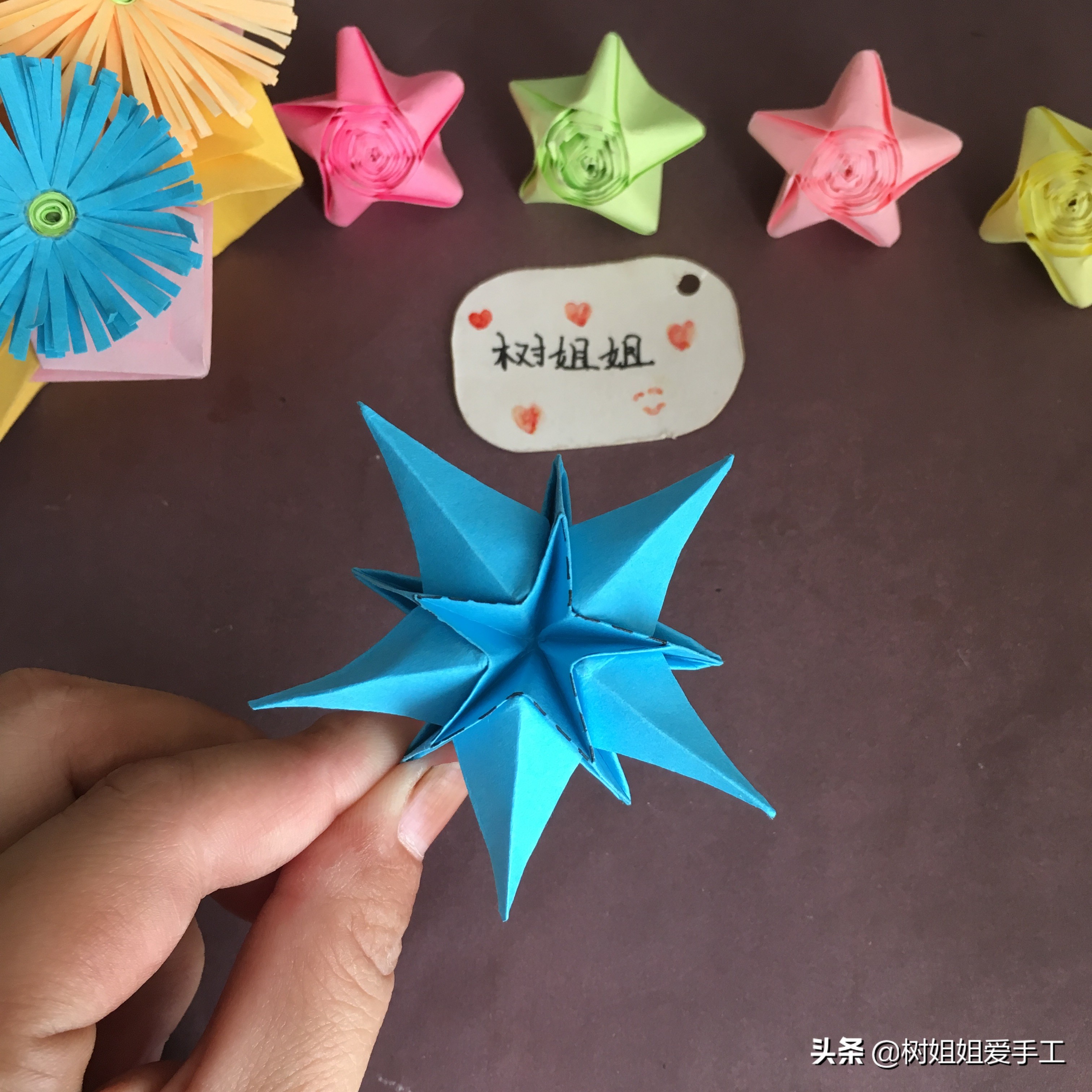 幼儿园亲子手工之折纸六角星视频,儿童亲子折纸大全